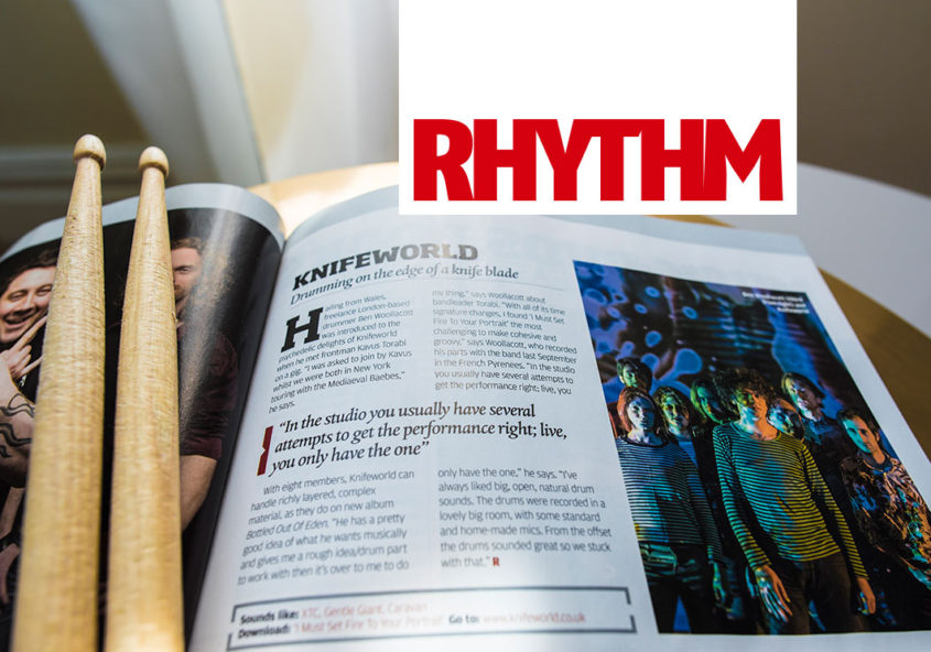 Ben Woollacott drummer freelance musician London Rhythm Magazine interview