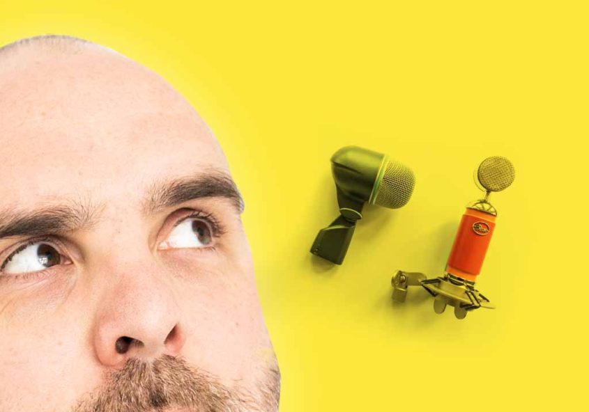 2 mic drum recording setup